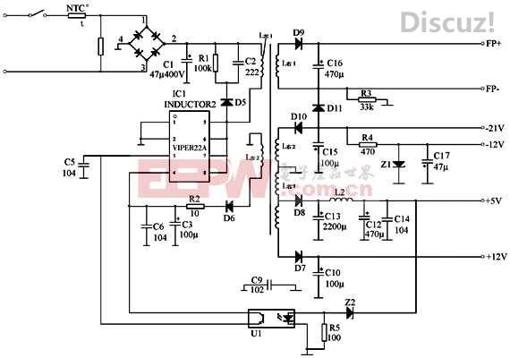 dvd机viper22a开关电源工作原理分析.jpg